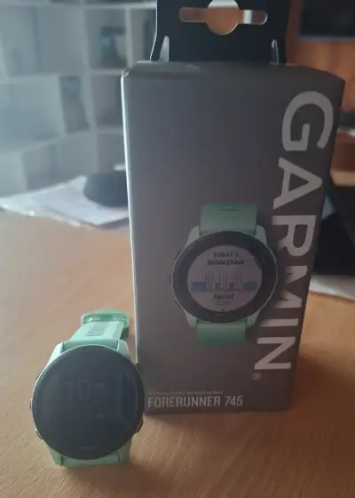 Reloj Garmin Forerunner 745 Verde Excelente Estado - miniatura 1