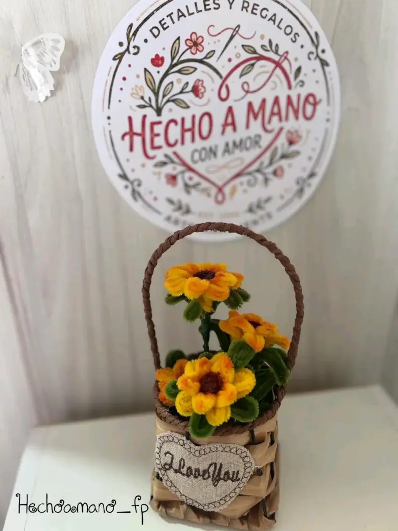 Arreglo floral artesanal
