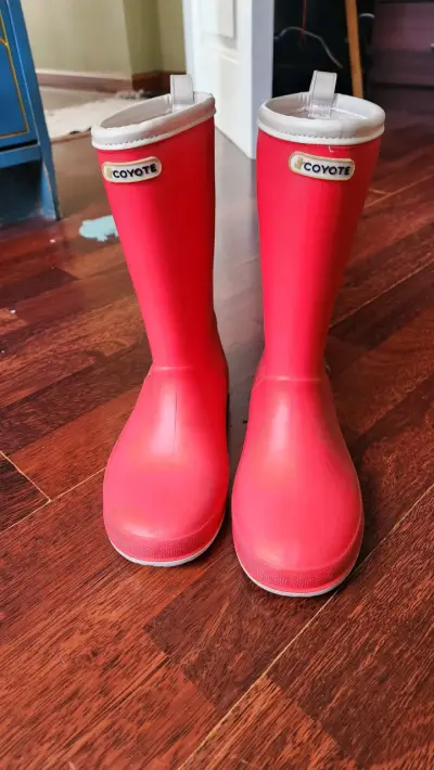 Botas de agua coyote rojas para niñ@s talla 35 - miniatura 3