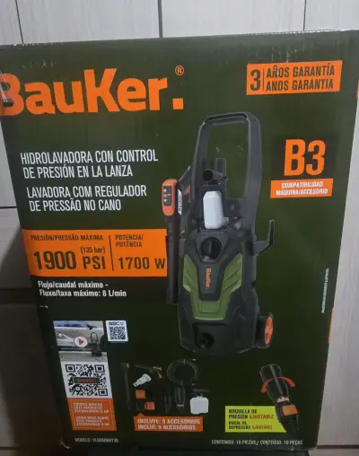 Hidrolavadora Bauker 1900 PSI - miniatura 1