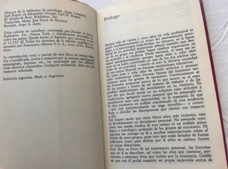 Libro 'Grupos de encuentro', Carl Rogers - 2