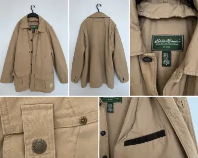 Chaqueta caqui Eddie Bauer - miniatura 1