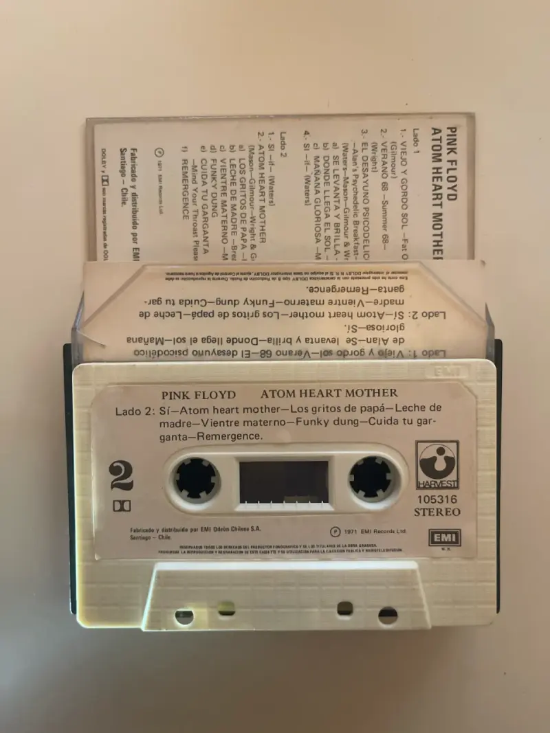 Cassette Pink Floyd Atom Heart Mother - 3