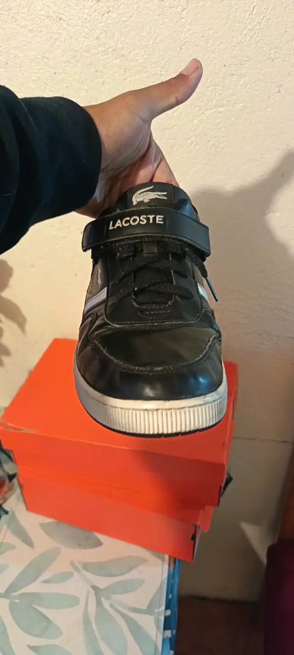 Zapatillas negras Lacoste - 3