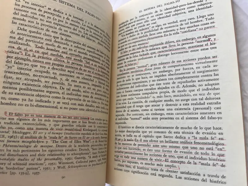Libro 'El yo dividido' de R.D. Laing - 5