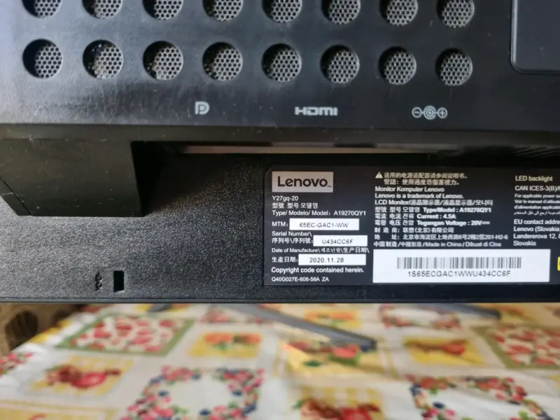 Monitor Lenovo Legion - 4