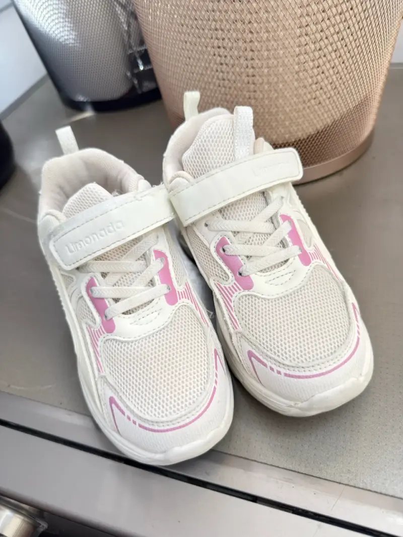 Zapatillas blancas con rosa Limonada - 1