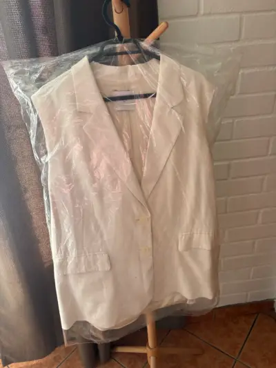 Blazer blanco elegante - miniatura 1