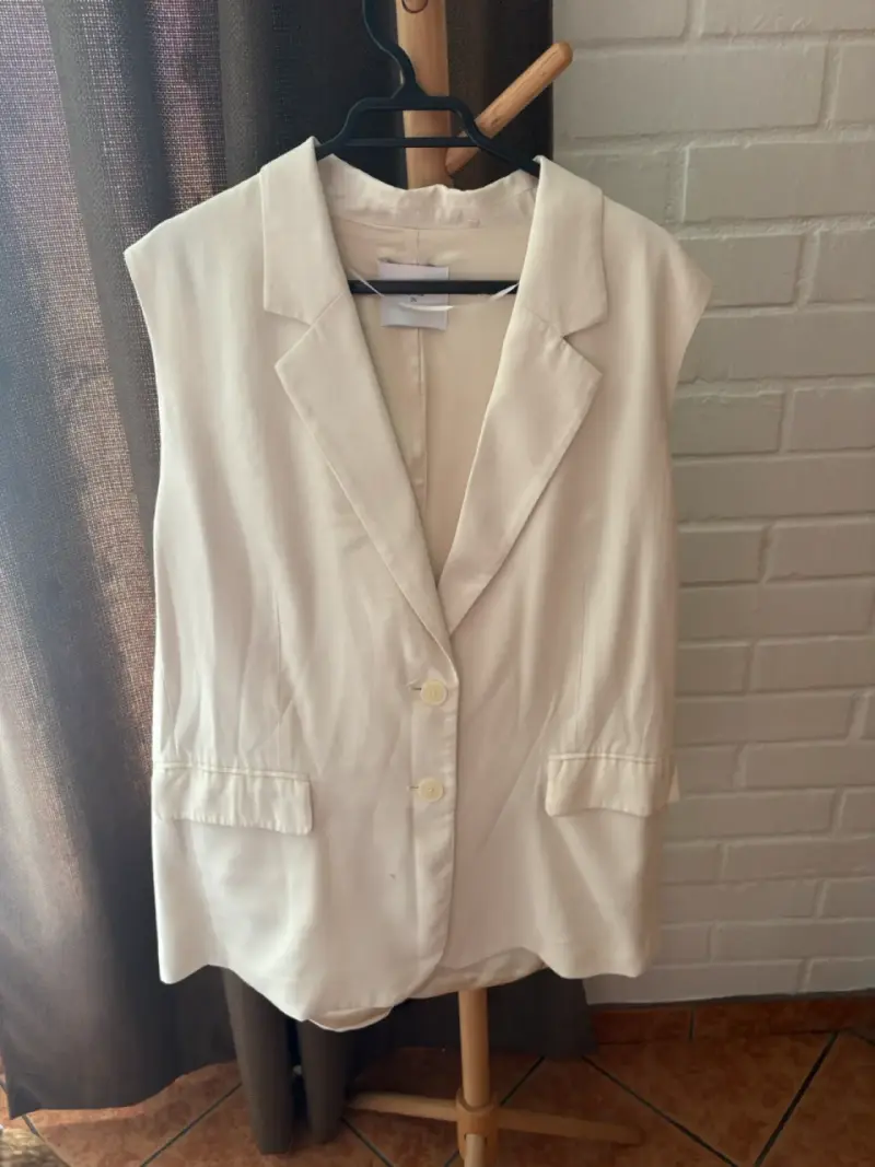 Blazer blanco elegante - 3