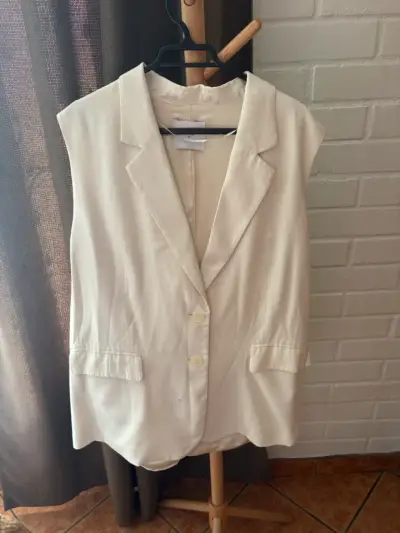 Blazer blanco elegante - miniatura 3