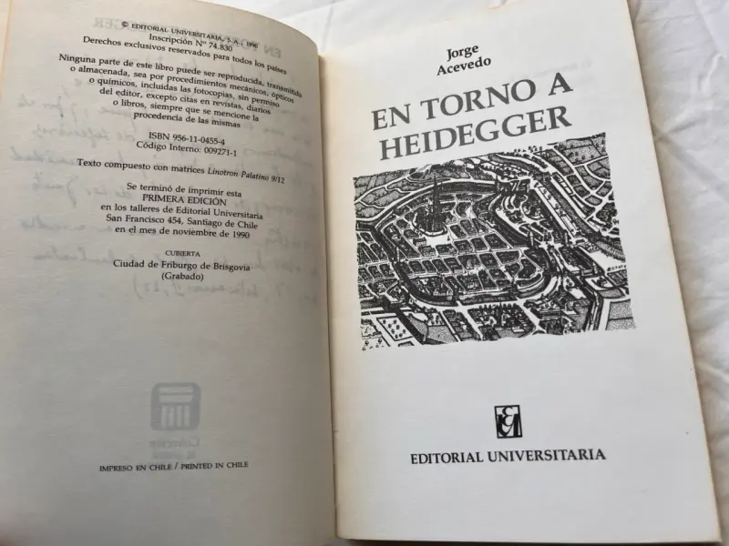 Libro 'En torno a Heidegger', Jorge Acevedo - 5