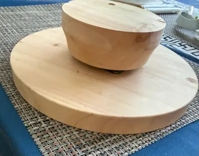 Tabla giratoria de madera (Torno) - miniatura 5