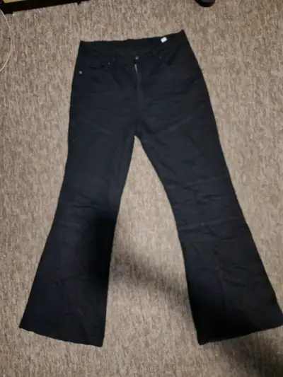 Pantalones de campana negros - miniatura 1