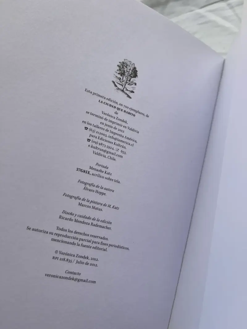 Libro La Ciudad Que Habito, Verónica Zondek - 4