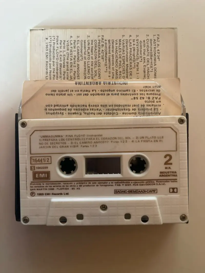 Cassette Pink Floyd - Ummagumma - 3