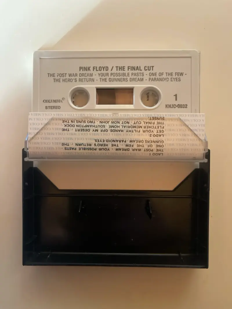 Cassette Pink Floyd The Final Cut - 2