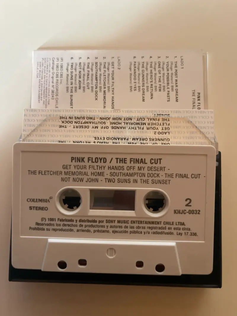 Cassette Pink Floyd The Final Cut - 3