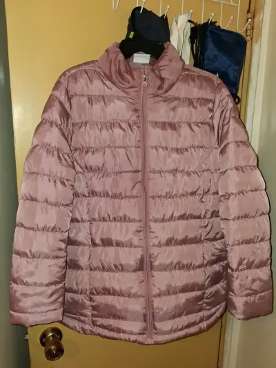 Chaqueta acolchada rosa - miniatura 1