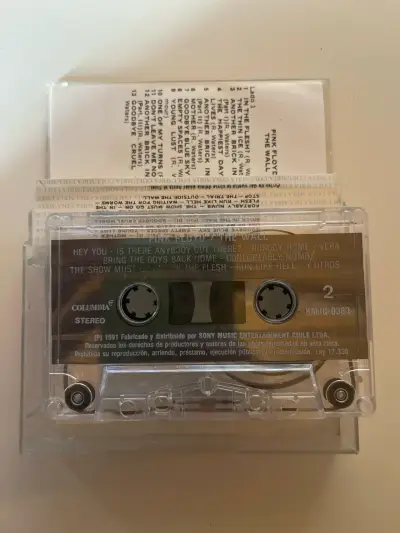 Cassette Pink Floyd The Wall - miniatura 3