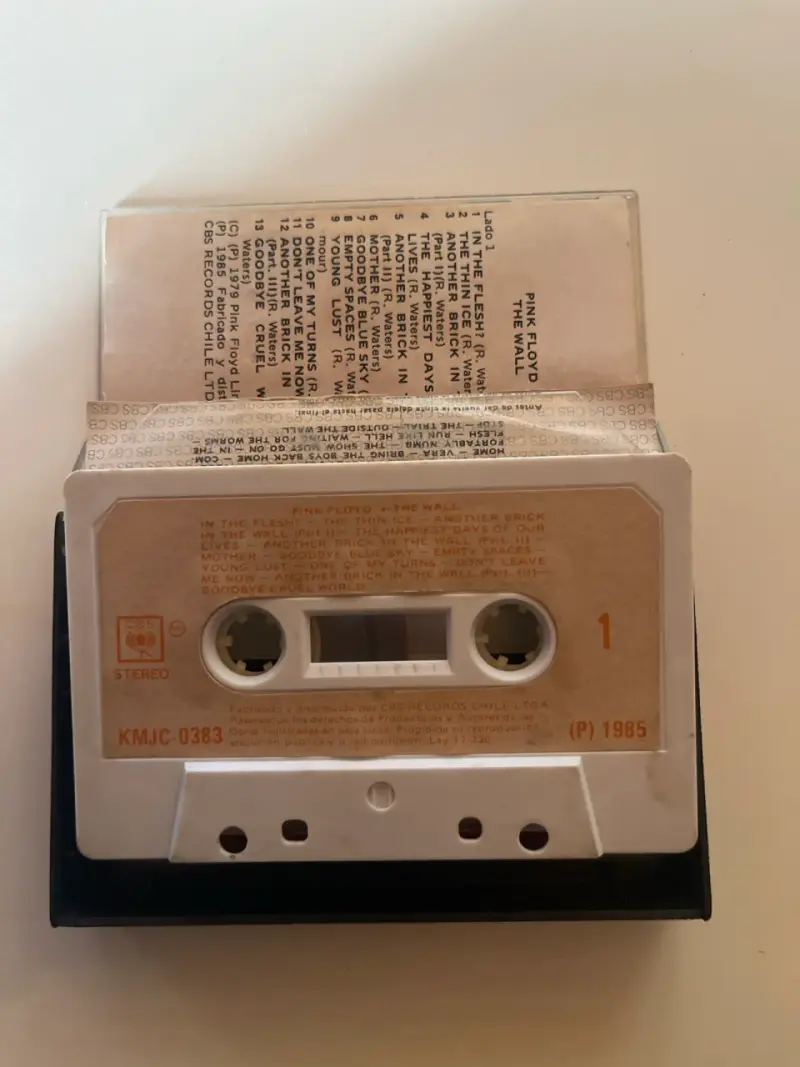 Cassette Pink Floyd The Wall - 3
