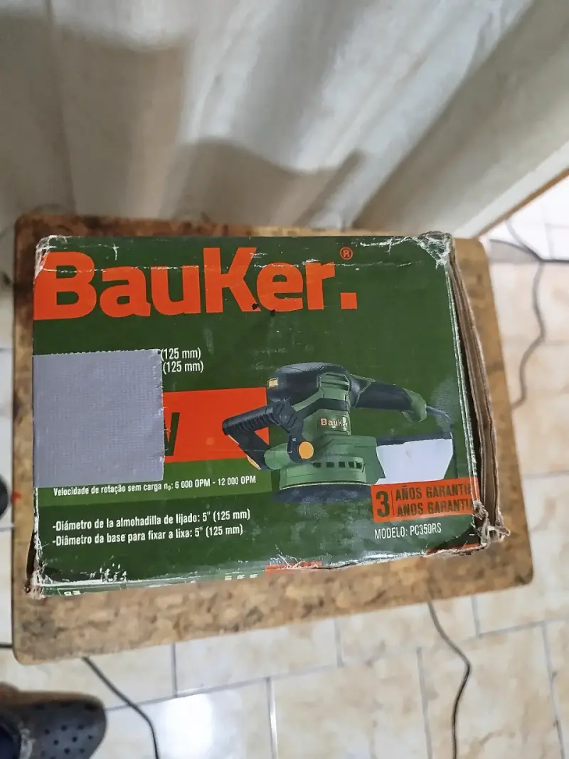 Lijadora orbital Bauker 125mm - 1