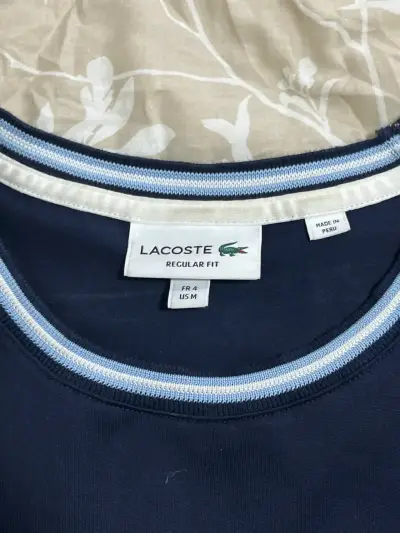 Polera azul Lacoste - miniatura 3