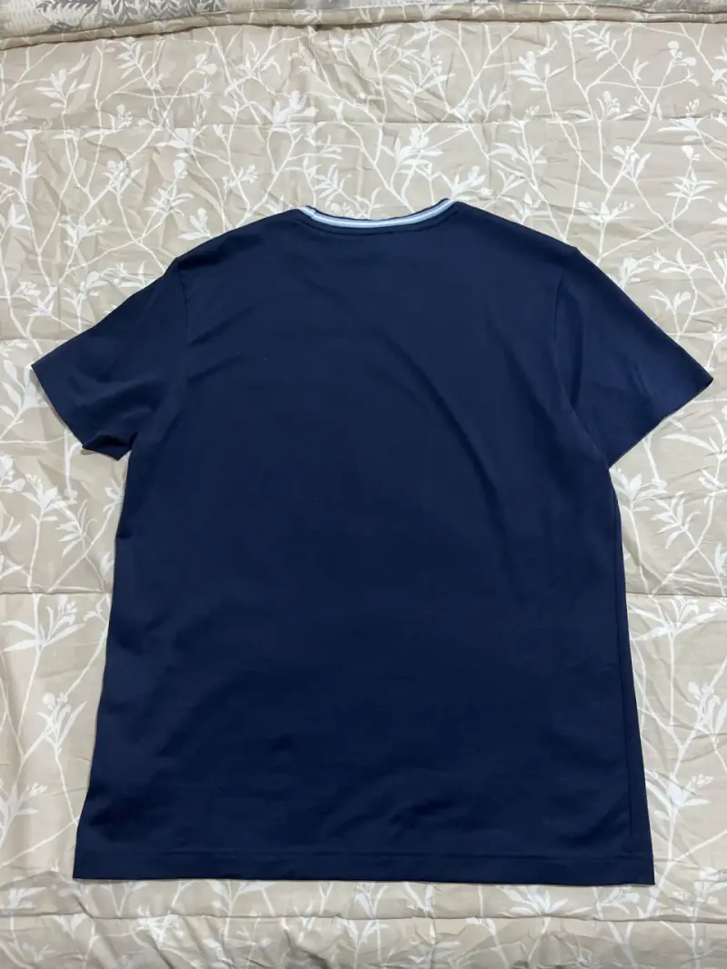 Polera azul Lacoste - 4