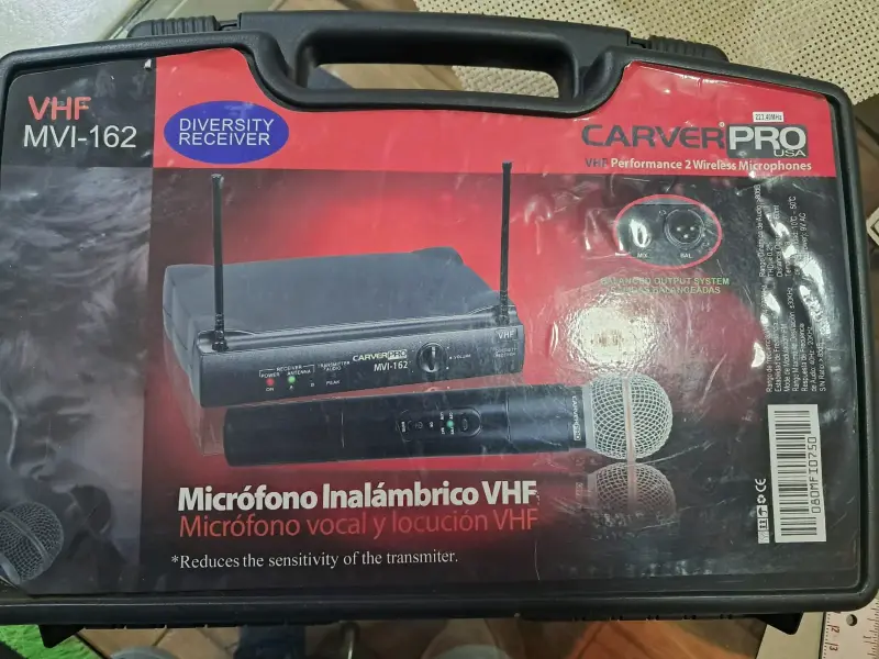 Micrófono inalámbrico Carver Pro MVI-162 - 1