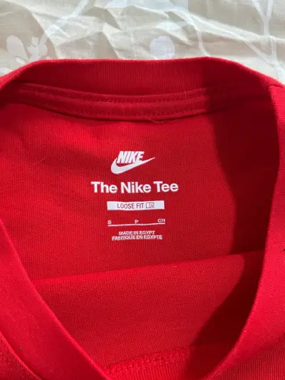 Polera roja "Just Do It" S (cropeada) - miniatura 3