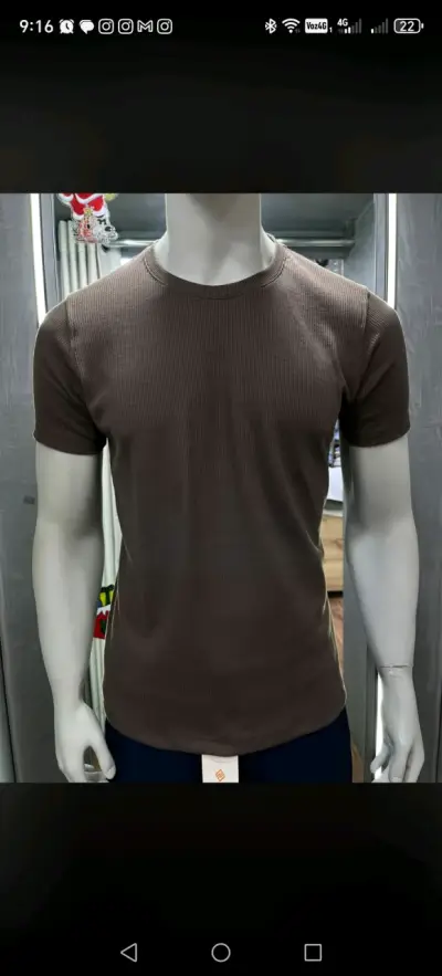 Polera marrón para hombre - miniatura 1