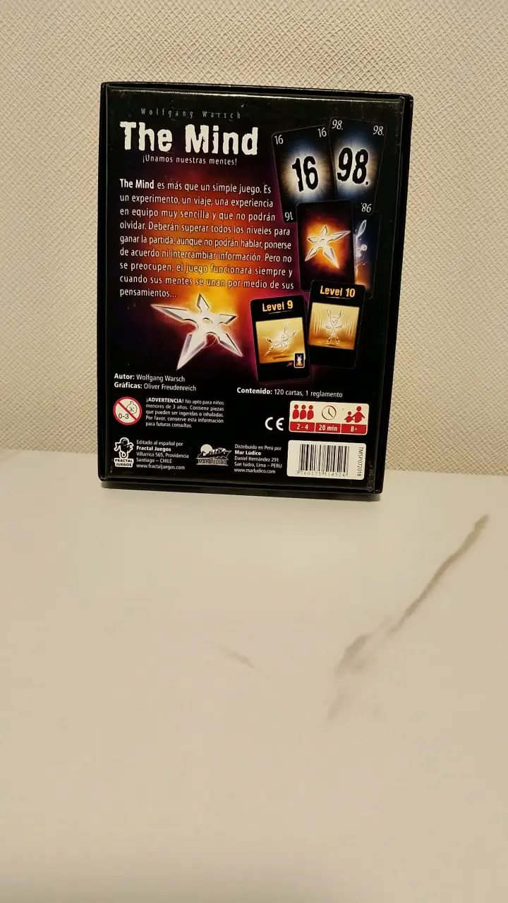 Juego de cartas The Mind - 2