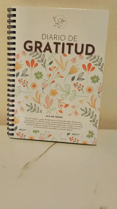 Diario de gratitud floral - miniatura 1