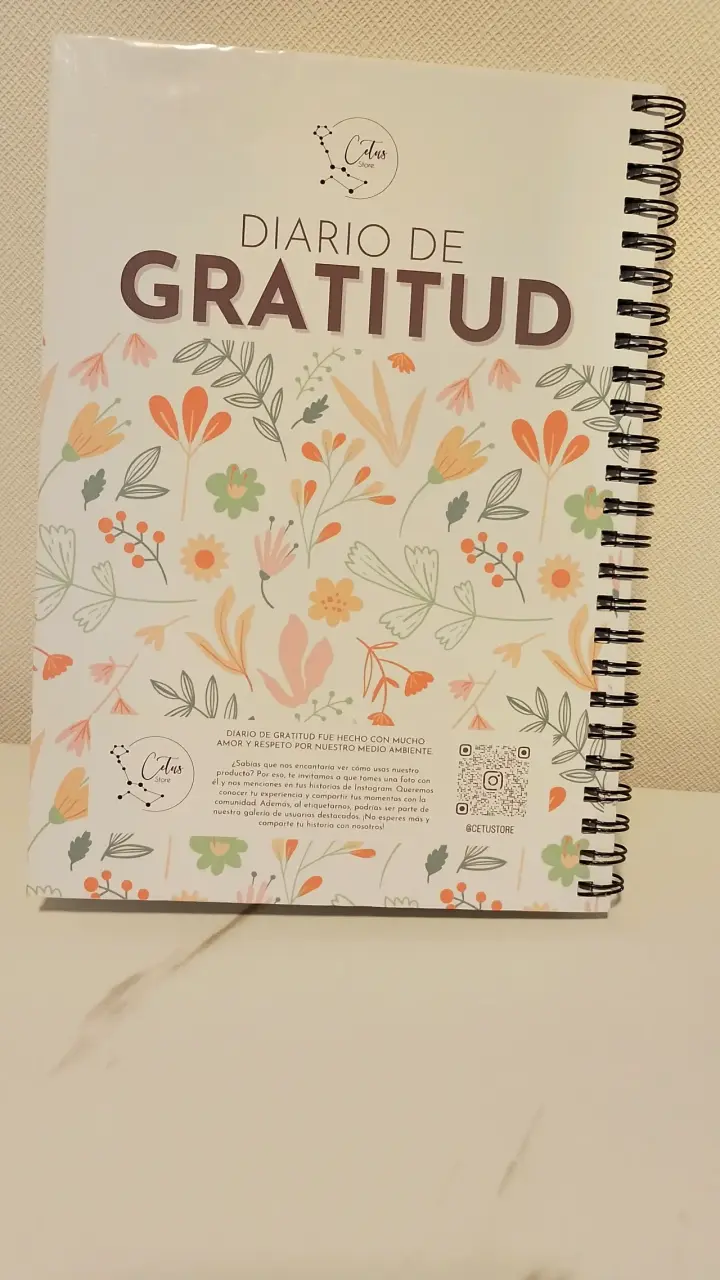 Diario de gratitud floral - 2