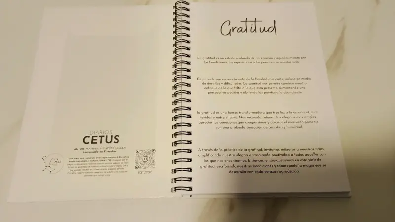 Diario de gratitud floral - 3