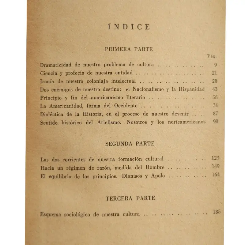 El Problema de la Cultura Americana, Zum Felde - 2