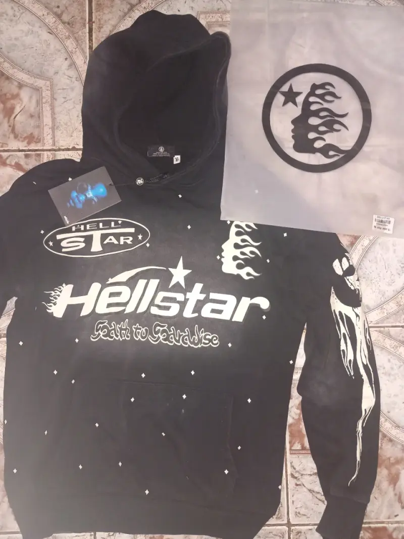 Polerón negro Hellstar nuevo - 1