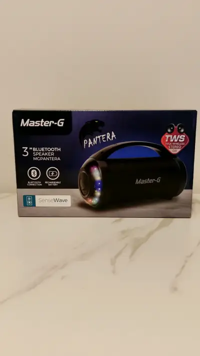 Parlante Bluetooth Master-G negro - miniatura 3