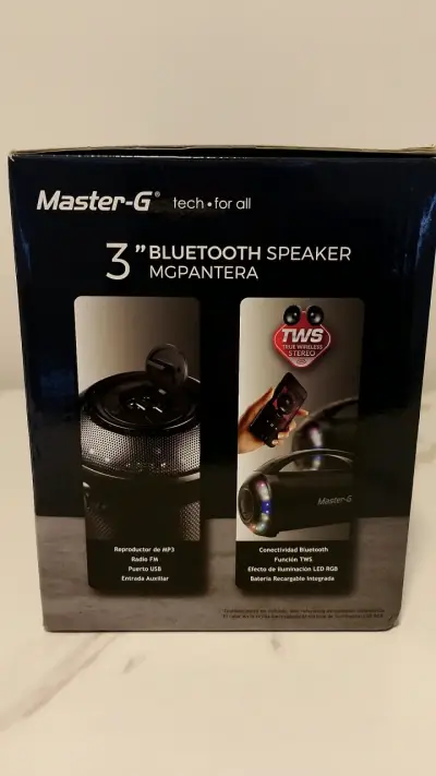 Parlante Bluetooth Master-G negro - miniatura 4