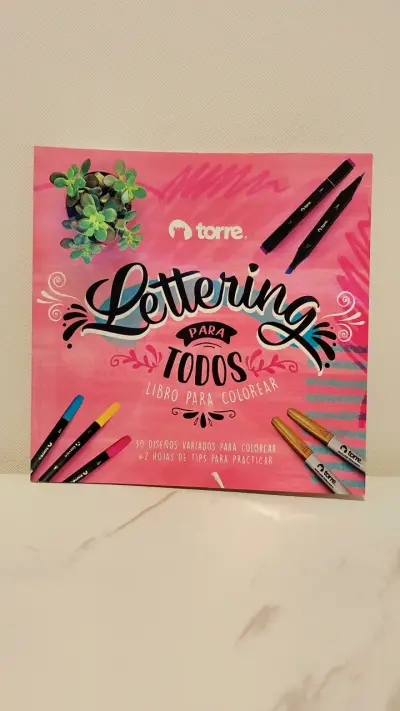 Libro para colorear Lettering - miniatura 1