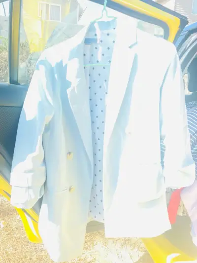 Blazer blanco elegante - miniatura 1