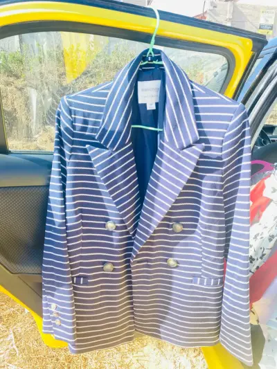 Blazer blanco elegante - miniatura 2