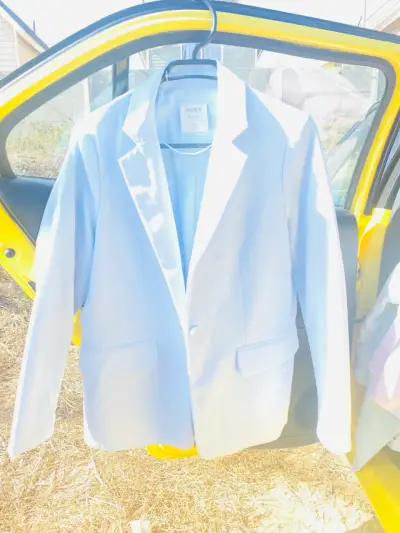 Blazer blanco elegante - miniatura 3