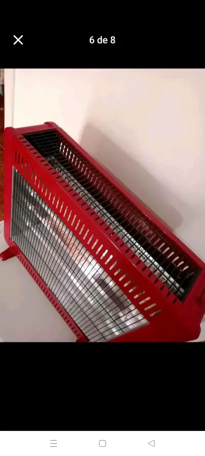 Calefactor eléctrico de cuarzo, Kendal KC-220. - miniatura 2