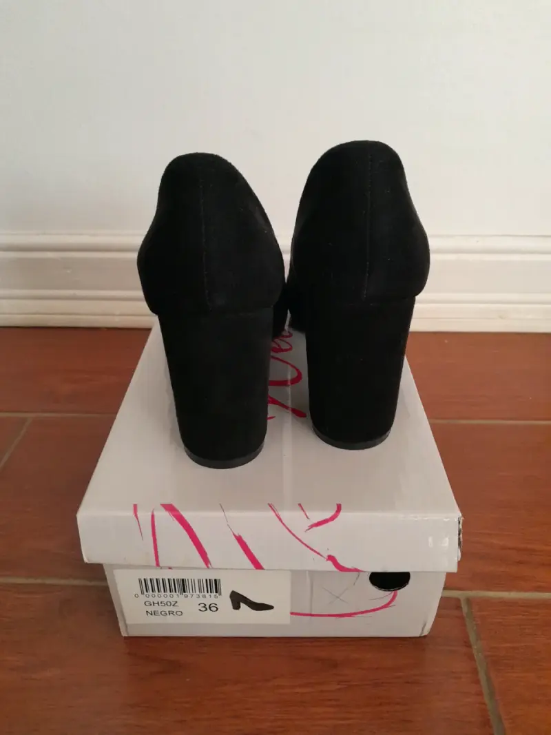 Zapatos taco alto negros - 3