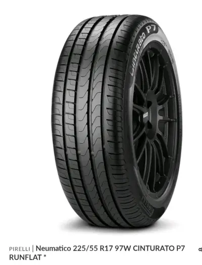 Neumático Pirelli 225/55 R17 - miniatura 1