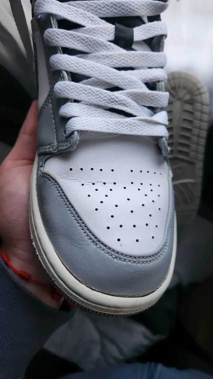 Jordan 1 mid light smoke grey - 5