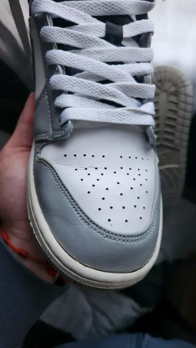 Jordan 1 mid light smoke grey - miniatura 5