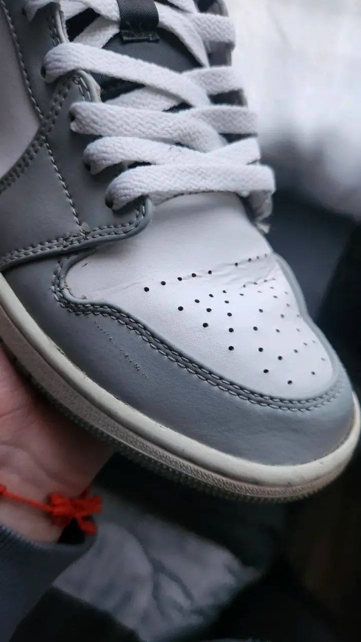Jordan 1 mid light smoke grey - 6