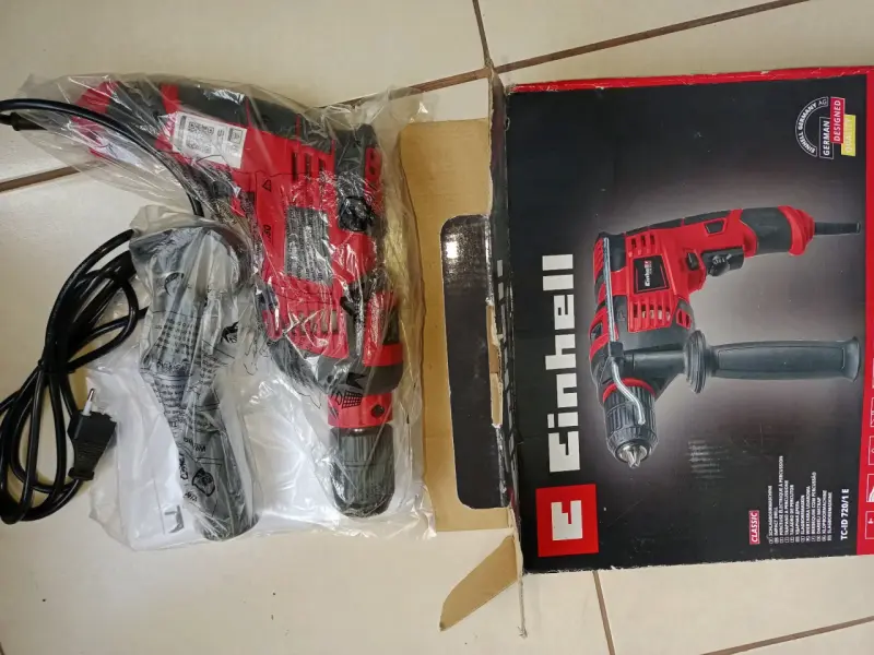 Taladro eléctrico Einhell rojo - 3