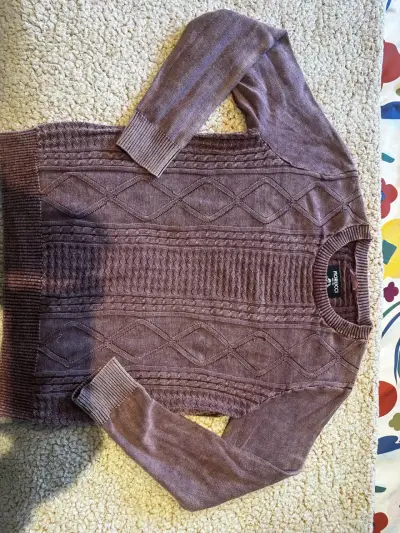 Set de sweaters Fiorucci morados y negros - miniatura 2
